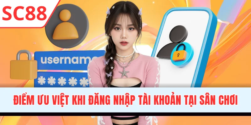 Điểm ưu việt khi đăng nhập tài khoản tại sân chơi